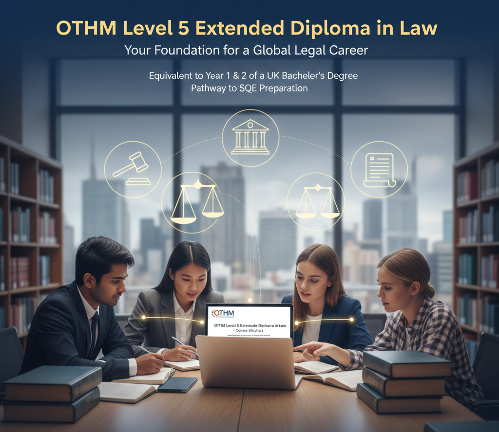 OTHM Level 5 Extended Diploma in Law 61019616 OTHM Level 5 Extended Diploma in Law 61019616